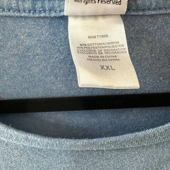 Blue "Jaws" XXL Universal Studios Tee Shirt - Picture 4 of 4